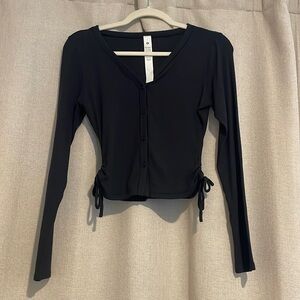 Lululemon cropped cardigan top
